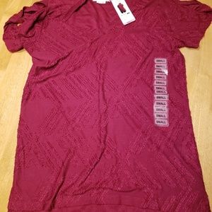 Peace & Pearls top with knotted sleeves